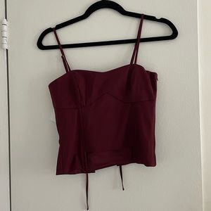 NWT &OtherStories lace up corset